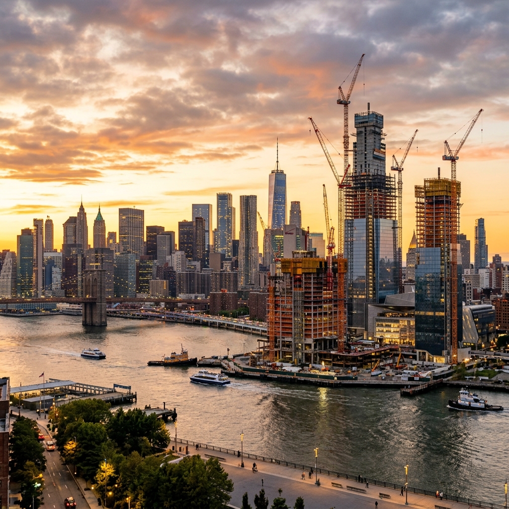 NYC Construction Skyline
